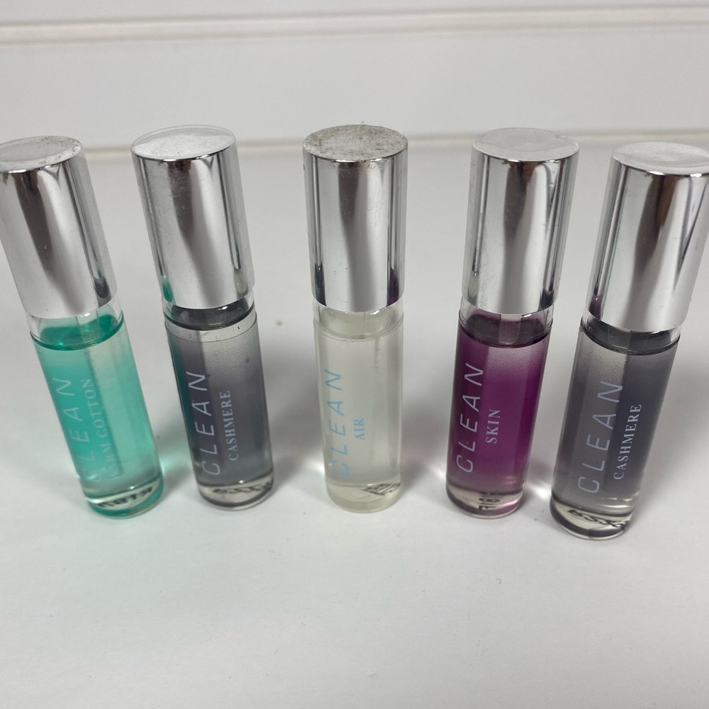 Clean Perfume -mixed fragrance lot- travel roller ball